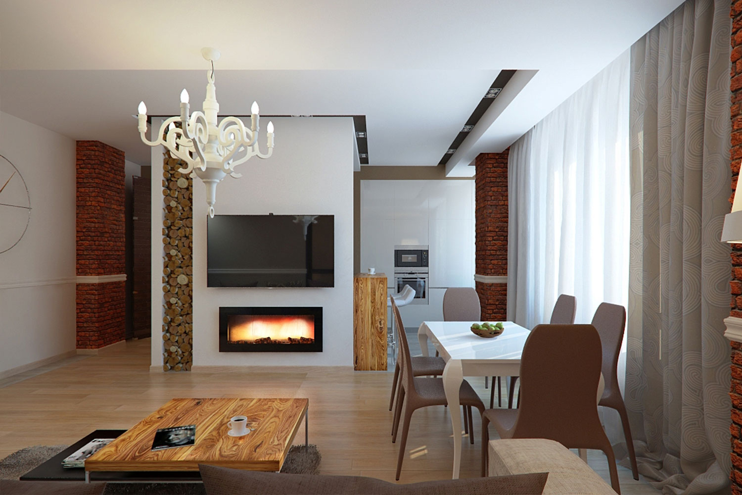 Дизайн кухни и гостиной вместе в доме (72 фото) - красивые картинки и HD фото