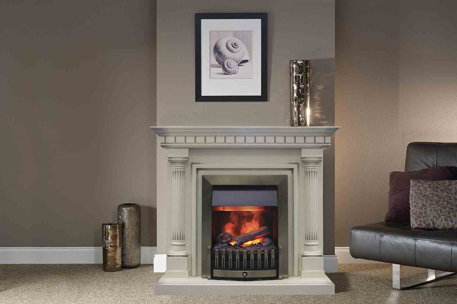 Очаг Danville Chrome FB2 Dimplex OptiMyst купить в Москве