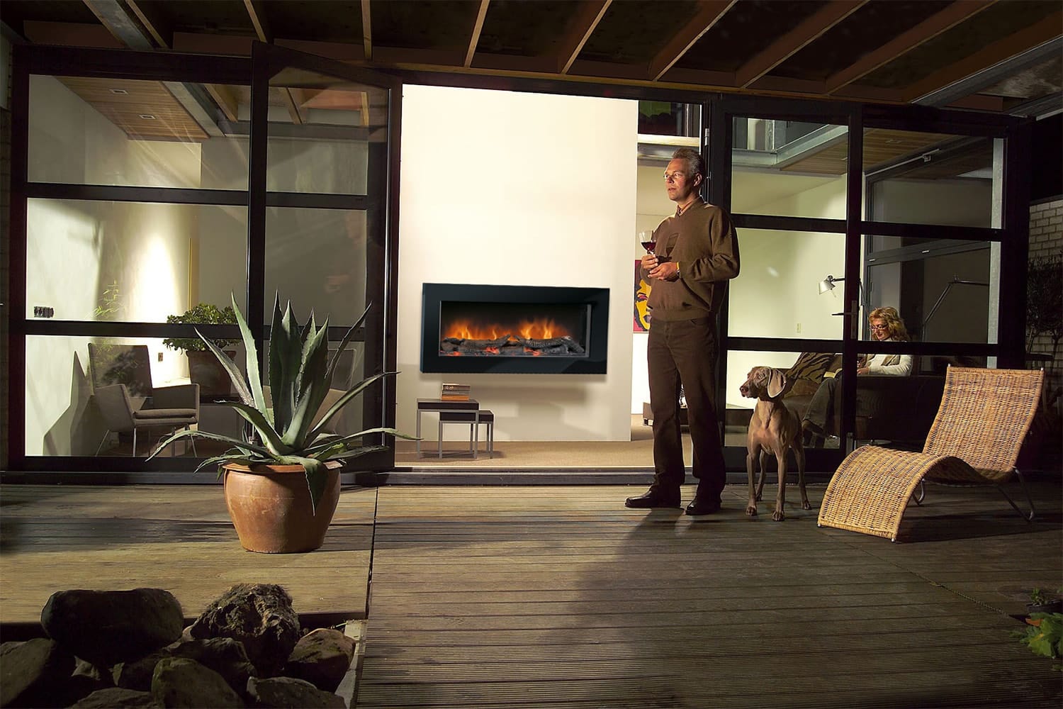 Очаг Modern SP 16 Dimplex Optiflame купить в Москве