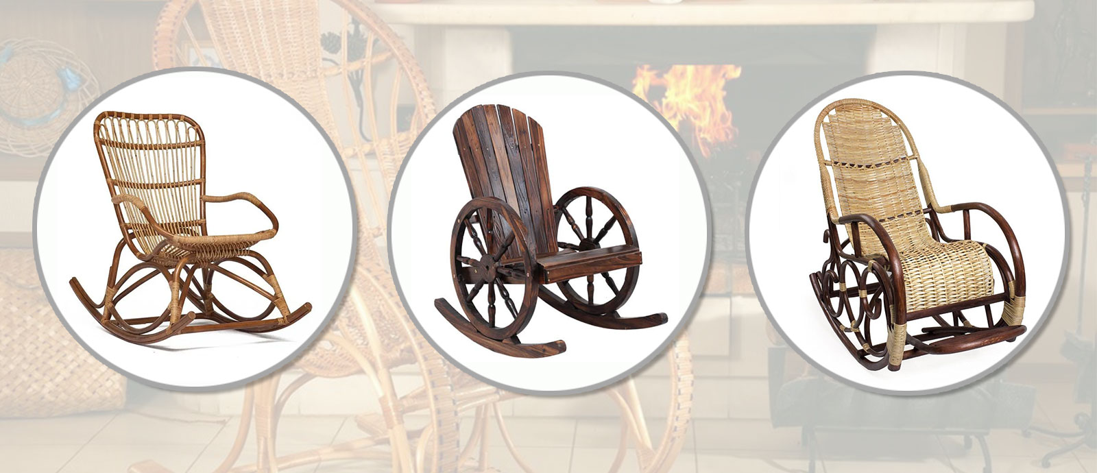 ретро-кресла из древесины