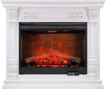 Каминокомплект  Nation - Белый дуб с очагом Symphony 30'' DF3020-EU