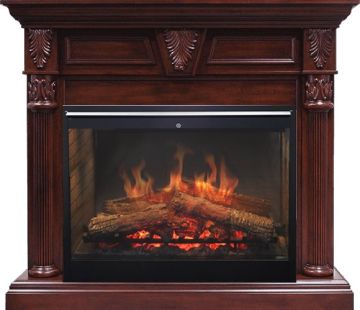 Каминокомплект  Sheffield - Темная вишня с очагом Symphony 30'' DF3020-INT