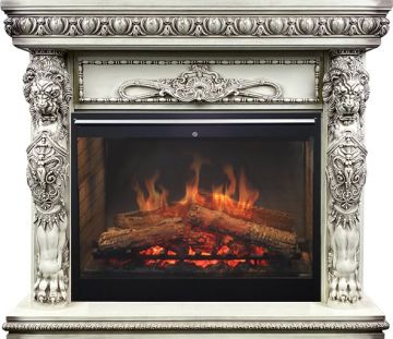 Каминокомплект  Windsor - Слоновая кость с патиной с очагом Symphony 30'' DF3020-INT