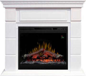Каминокомплект  Portland - Белый с очагом Symphony 26'' DF2624L-INT