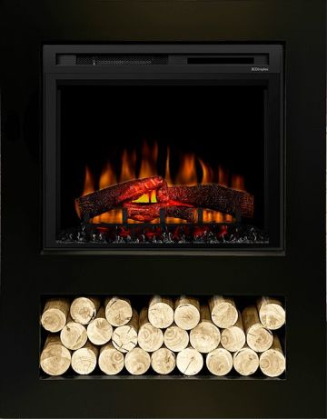 Каминокомплект  Loft - Черный с очагом XHD28L-INT