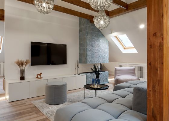 Мансарда в бусах