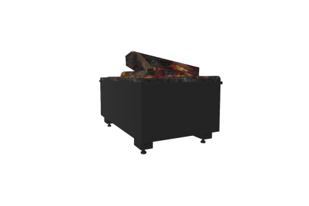 Dimplex Cassette 500 PS RETAIL LOGSET. Камины трехмерные. Модели для скачивания. Фото 3.