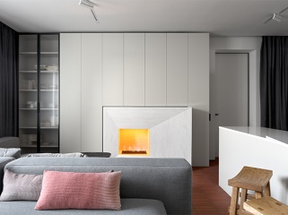 Кухня-гостиная и сельский минимализм