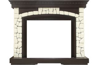 Портал Glasgow - Темный дуб / Белый (Высота 1070 мм)