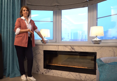 Очаг Dimplex Synergy в проекте Екатерины Поповой «Дизайн Интерьера»